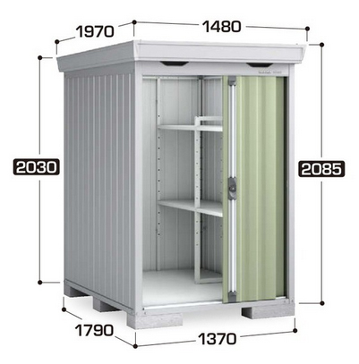 イナバ物置　フォルタ　FS-1418S(一般・多雪型)　スタンダード