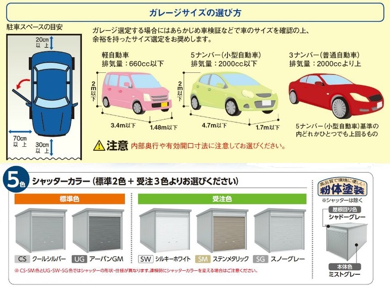 イナバガレージ ガレーディア GRN-2142SL-2 スタンダード [2台収納