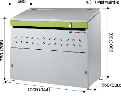 マツモト物置　セイリーボックス　ゴミ収集庫　SBA-400